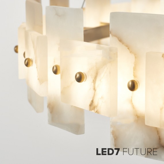 Loft Industry Modern - Marble Bricks Chandelier